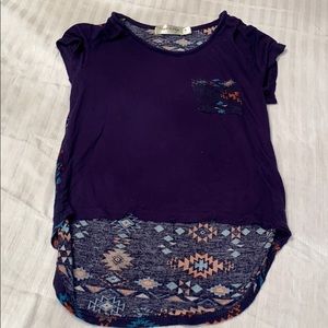 Multi Colored Short Sleeve Shirt